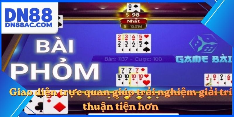 Giao diện trực quan giúp trải nghiệm giải trí thuận tiện hơn