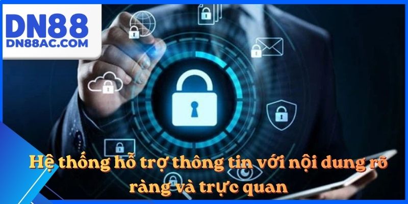 Hệ thống hỗ trợ thông tin với nội dung rõ ràng và trực quan